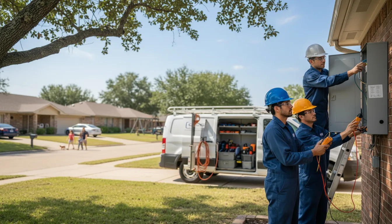 Certified electrician providing emergency electrical services in Wilsons, VA